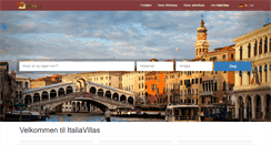 Desktop Screenshot of italiavillas.net