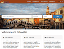 Tablet Screenshot of italiavillas.net